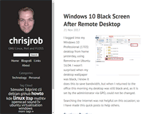 Tablet Screenshot of chrisjrob.com